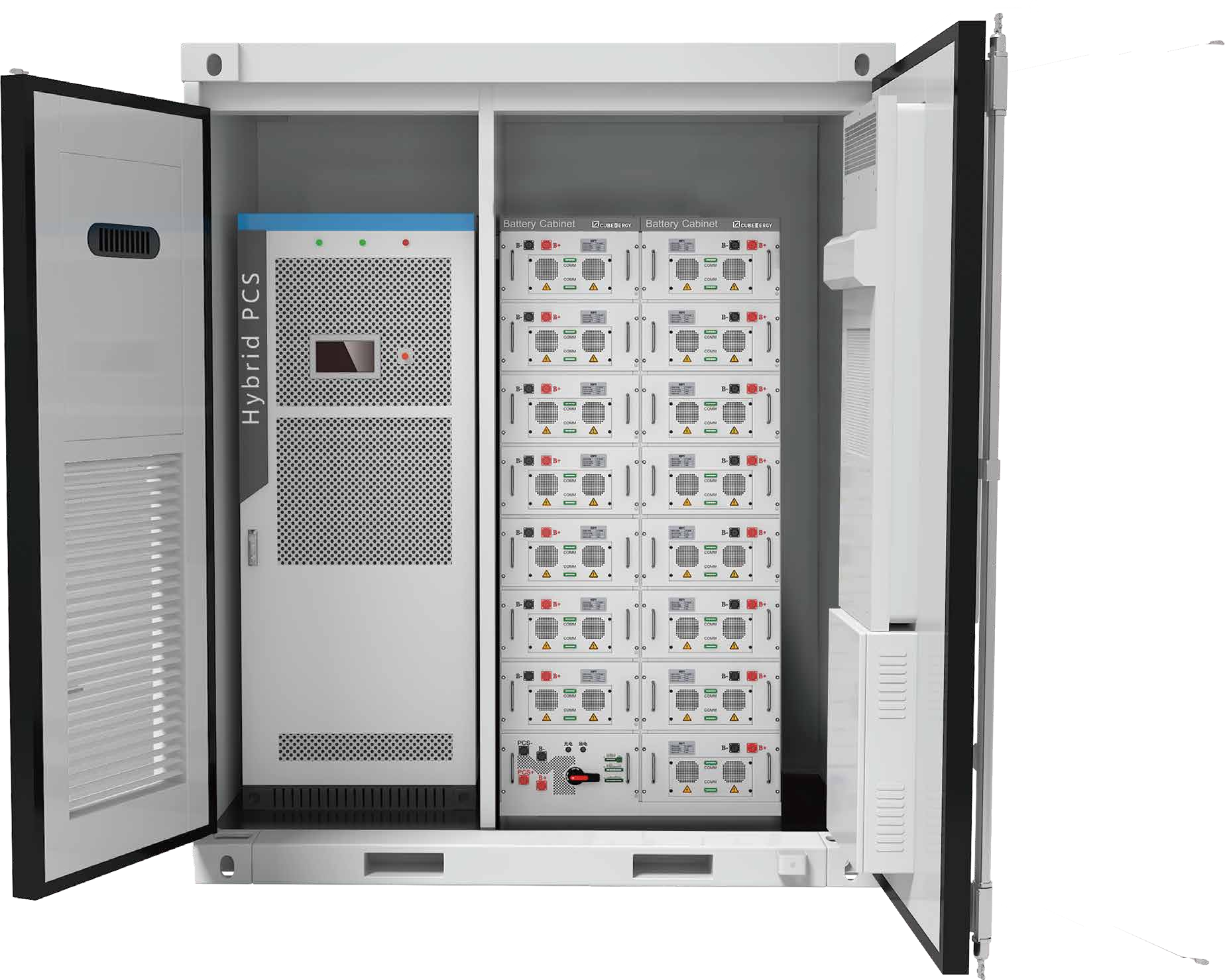 APO-M50/100-90Ah cabinet type energy storage Microgrid System - APOLLO